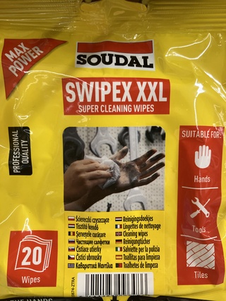 Ca. 150x Soudal reinigingsdoekjes
